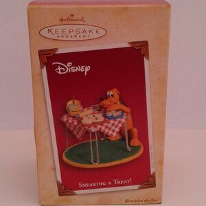 Hallmark ornament "Sneaking A Treat" Pluto